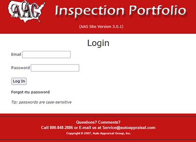 AAG Online Inspection Portfolio